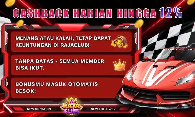 CASHBACK HARIAN HINGGA 12%